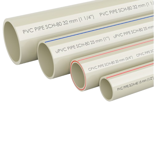 plastic pipes