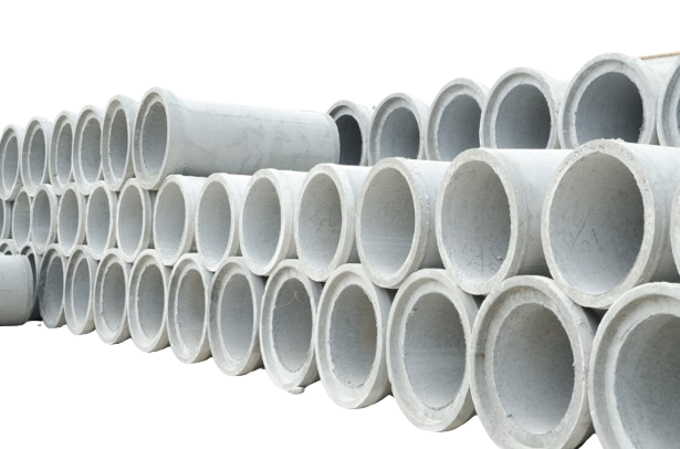 concrete pipes